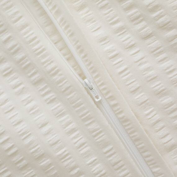 掛け布団カバー シングル(コットンサッカー S26 ホワイト) 11枚目画像