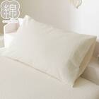 枕カバー(コットンサッカー S26 ホワイト) 1枚目画像