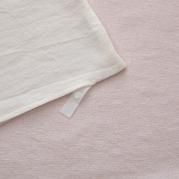 掛け布団カバー シングル(コットンワッフル S26 ローズ) 11枚目画像