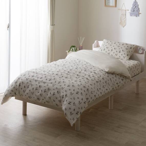 掛け布団カバー シングル(コットンワッフル S26 韓国風小花柄) 8枚目画像