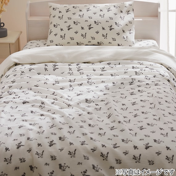 掛け布団カバー シングル(コットンワッフル S26 韓国風小花柄) 8枚目画像