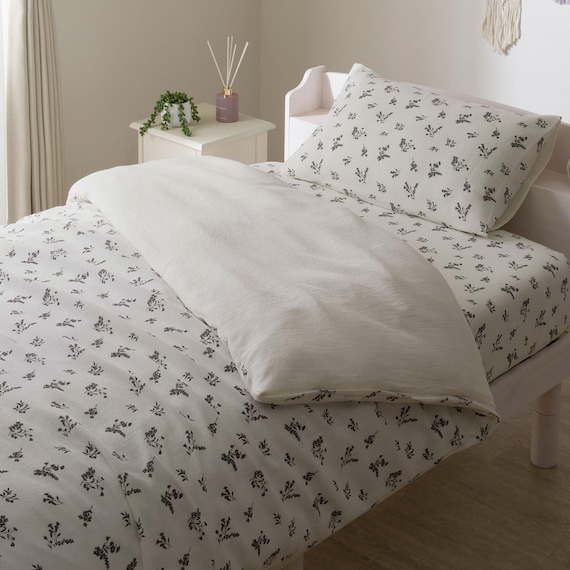 掛け布団カバー シングル(コットンワッフル S26 韓国風小花柄) 9枚目画像