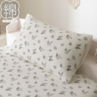 枕カバー(コットンワッフル S26 韓国風小花柄) 1枚目画像