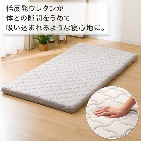 じんわりフィットする低反発除湿敷布団 シングル(F2504) 2枚目画像
