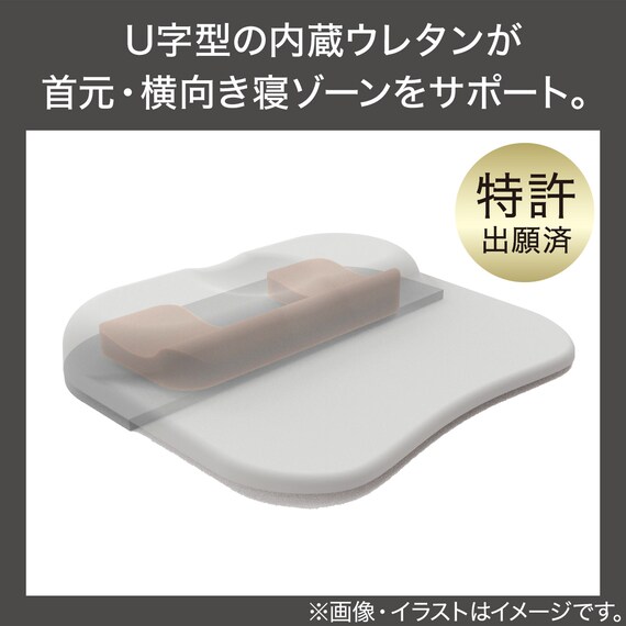 肩・首・背中も支える枕(スリム P2519) 4枚目画像