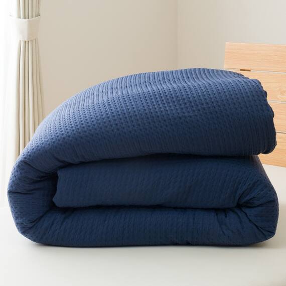 ベッド用寝具 6点セット (C2601 シングル ワッフル) 7枚目画像