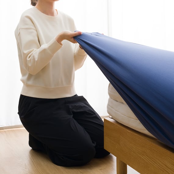 ベッド用寝具 6点セット (C2601 シングル ワッフル) 14枚目画像