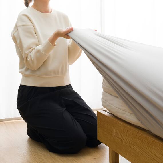 ベッド用寝具 4点セット (C2606 シングル ベロア) 14枚目画像