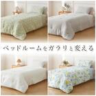 ベッド用寝具 4点セット (C2607 シングル リーフジャカ) 4枚目画像
