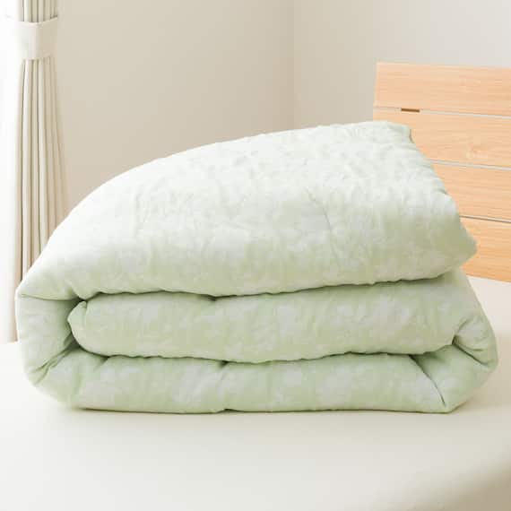 ベッド用寝具 4点セット (C2607 シングル リーフジャカ) 7枚目画像