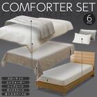 ベッド用寝具 6点セット (C2608 シングル メンサテン) 2枚目画像