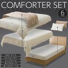 ベッド用寝具 6点セット (C2612 シングル タフト) 2枚目画像