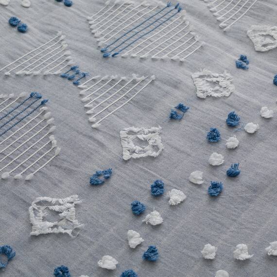 ベッド用寝具 4点セット (C2613 シングル カットジャカ) 9枚目画像