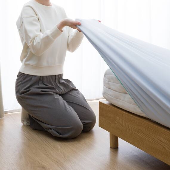 ベッド用寝具 4点セット (C2613 シングル カットジャカ) 14枚目画像