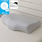 両面使える 横向き寝がラクな枕 専用カバー Nクール/ニット グレー 1枚目画像