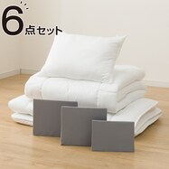 カバーつき寝具6点セット(S2615)