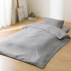 カバー付き 布団セット 6点 (S2615 シングル グレー) 10枚目画像