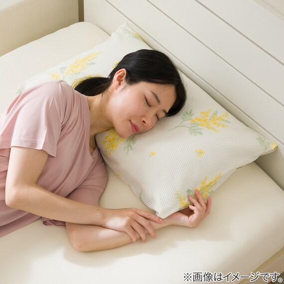 枕カバー(S2602 ミモザガラ) 3枚目画像