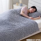 掛け布団カバー シングル(S2604 Rチェック BK S) 2枚目画像