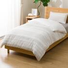 掛け布団カバー シングル(S2606 ボーダー GY S) 1枚目画像