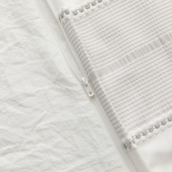 掛け布団カバー シングル(S2606 ボーダー GY S) 7枚目画像