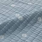 ひもなしラクラク掛け布団カバー シングル(S2607 リーフ BL S) 6枚目画像