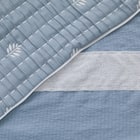 ひもなしラクラク掛け布団カバー シングル(S2607 リーフ BL S) 8枚目画像