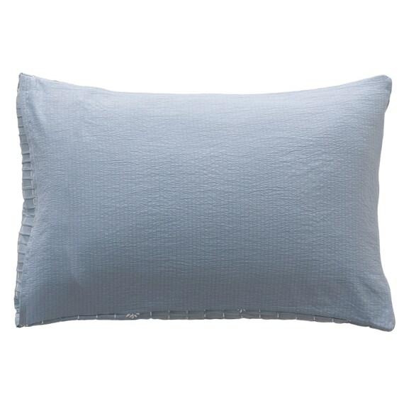 枕カバー(S2607 リーフ BL) 5枚目画像