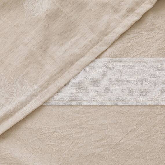 ひもなしラクラク掛け布団カバー シングル(S2624 JG BE S) 9枚目画像