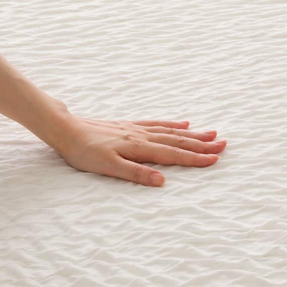 ひもなしラクラク掛け布団カバー シングル(S2625シアバターIV S) 6枚目画像