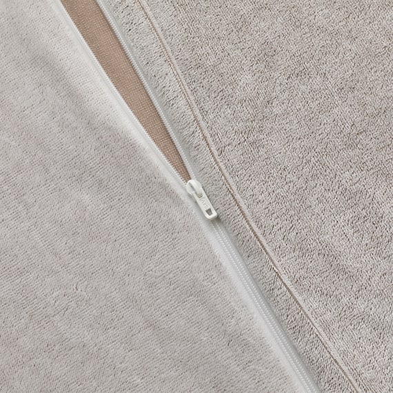 ひもなしラクラク掛けカバー シングル(Nグリップ S2621 Cベロア ベージュ S) 7枚目画像