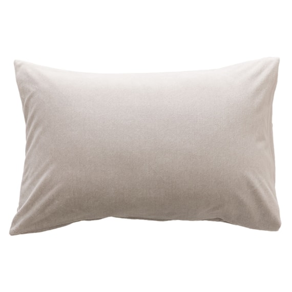 枕カバー(S2621 Cベロア ベージュ) 5枚目画像