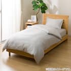 ひもなしラクラク掛け布団カバー シングル(S2611バンブーGY S) 5枚目画像