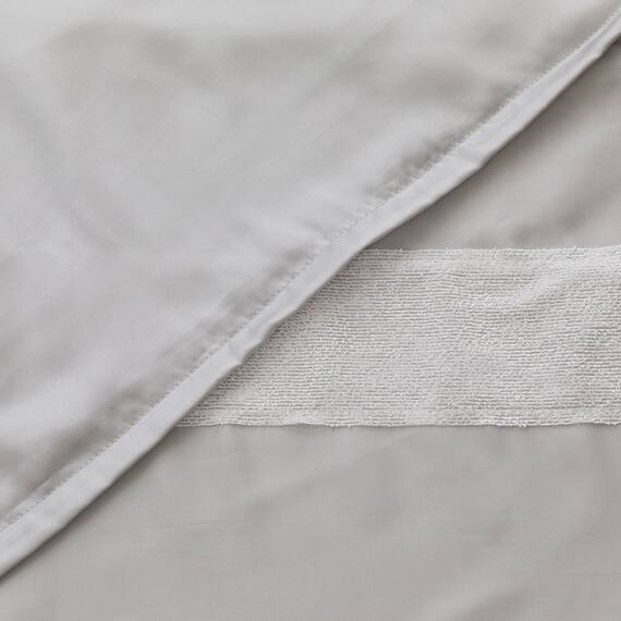 ひもなしラクラク掛け布団カバー シングル(S2611バンブーGY S) 9枚目画像