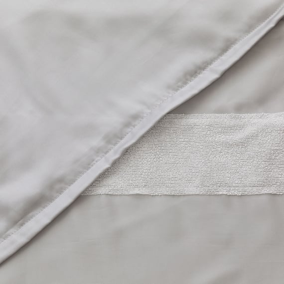 ひもなしラクラク掛け布団カバー シングル(S2611バンブーGY S) 9枚目画像