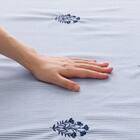 ひもなしラクラク掛け布団カバー シングル(S2623 フリル BL S) 6枚目画像