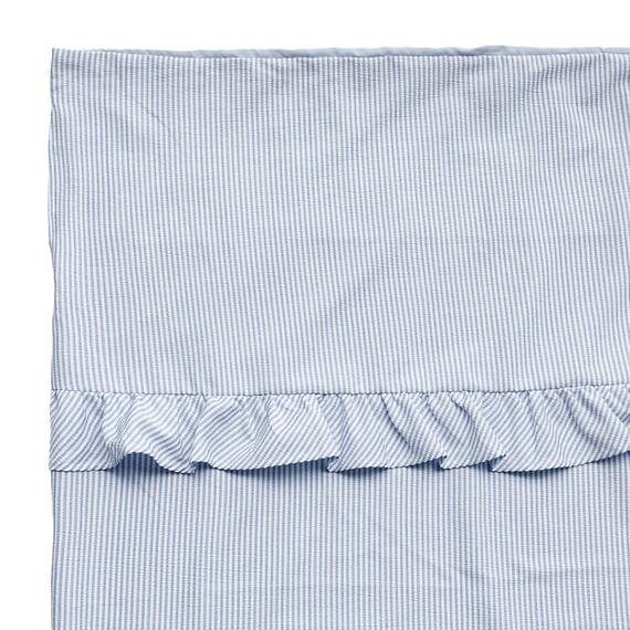 ひもなしラクラク掛け布団カバー シングル(S2623 フリル BL S) 11枚目画像