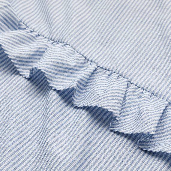 ひもなしラクラク掛け布団カバー シングル(S2623 フリル BL S) 13枚目画像