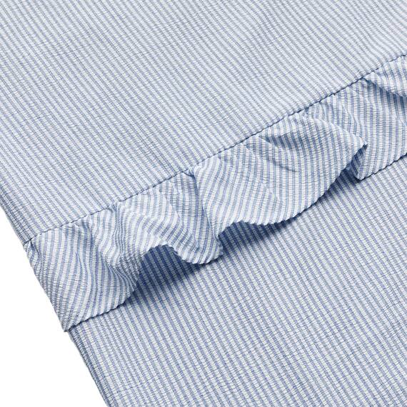 ひもなしラクラク掛け布団カバー シングル(S2623 フリル BL S) 14枚目画像