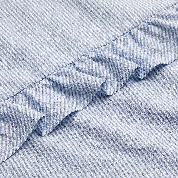 ひもなしラクラク掛け布団カバー シングル(S2623 フリル BL S) 15枚目画像