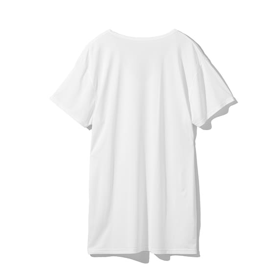 MENS Vネック半袖Tシャツ(クールSP nr ホワイト M) 3枚目画像