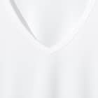 MENS Vネック半袖Tシャツ(クールSP nr ホワイト M) 4枚目画像