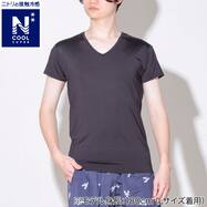 MENS Vネック半袖Tシャツ(クールSP nr)
