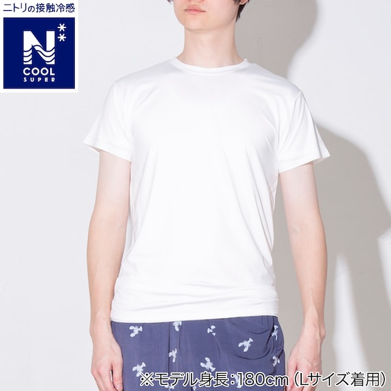 MENS クルーネック半袖Tシャツ(クールSP nr ホワイト M) 1枚目画像