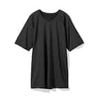 MENS ラグラン半袖Tシャツ(クールSP nr ブラック M) 2枚目画像