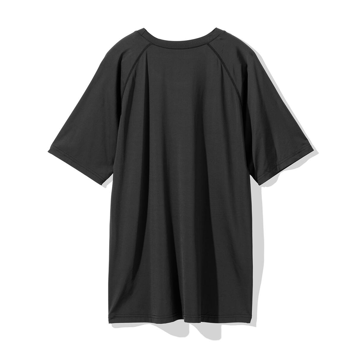 MENS ラグラン半袖Tシャツ(クールSP nr ブラック M) | ニトリネット