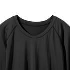 MENS ラグラン半袖Tシャツ(クールSP nr ブラック M) 4枚目画像