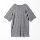 MENS ラグラン半袖Tシャツ(クールWSP nrp  グレー M) 3枚目画像