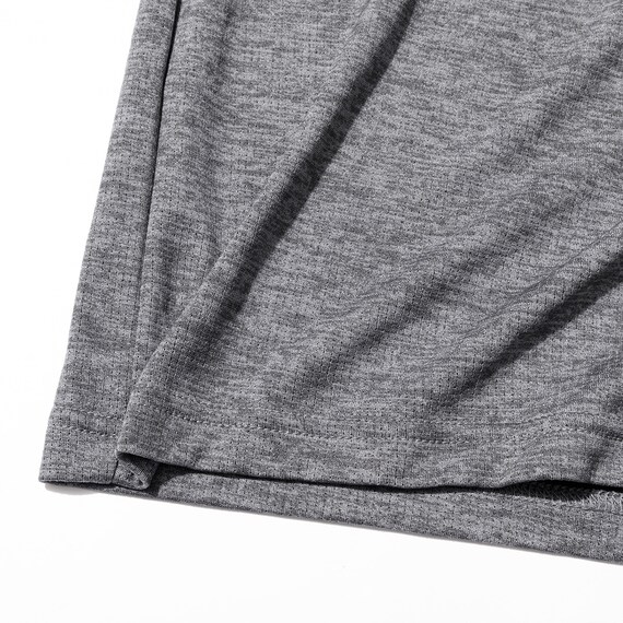 MENS ラグラン半袖Tシャツ(クールWSP nrp グレー M) 5枚目画像