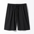 MENS 5分丈ルームパンツ メッシュ(クール nr ブラック M) 2枚目画像